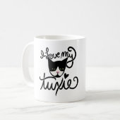 Ich Liebe mein Tuxie Kaffeetasse (Vorderseite Links)