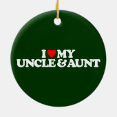 ICH LIEBE MEIN UNKEL UND TATT KERAMIK ORNAMENT (Hinten)