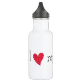 Ich Liebe mein Utonagan Edelstahlflasche (Links)