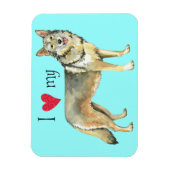 Ich Liebe mein Utonagan Magnet (Vertikal)