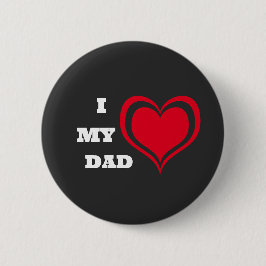 Ich Liebe Mein Vater Niedlich Herzfrequenz Button