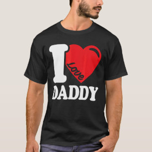 Ich Liebe mein Vater Niedlich Retro I Liebe mein P T-Shirt