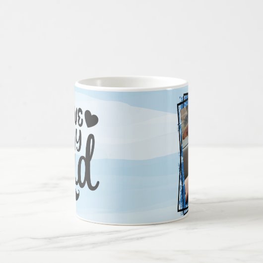 Ich Liebe Mein Vater Personalisiert Foto Kaffee Ta Kaffeetasse (Mittel)