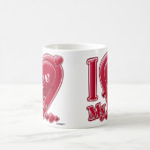 Ich Liebe Mein Vater rot - Herz Kaffeetasse (Mittel)