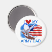 Ich Liebe mein Vater Tshirts und Geschenke meiner Magnet (Vorderseite/Rückseite)