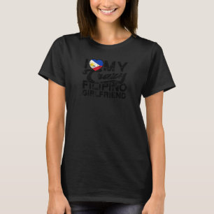 Ich Liebe mein verrücktes Filipino-Freundpaar T-Shirt