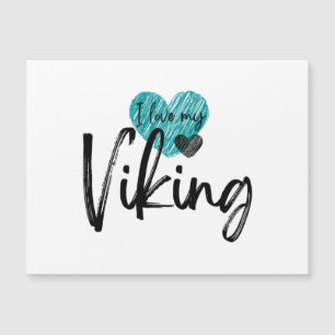 Ich Liebe mein Viking Magnetkarte