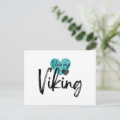 Ich Liebe mein Viking Postkarte (Stehend Vorderseite)