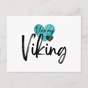 Ich Liebe mein Viking Postkarte