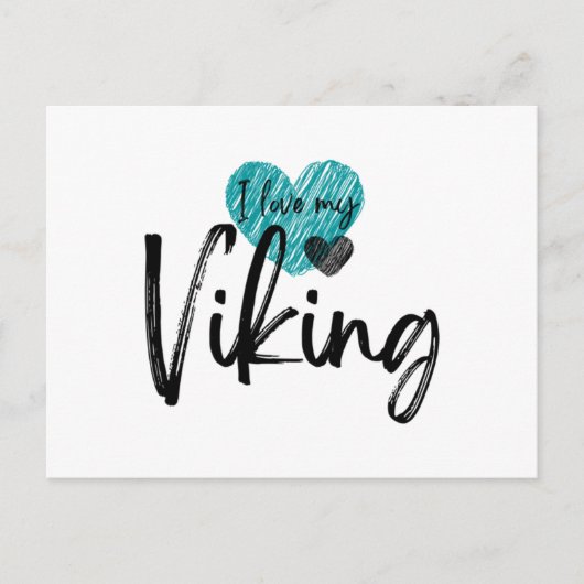 Ich Liebe mein Viking Postkarte (Vorderseite)