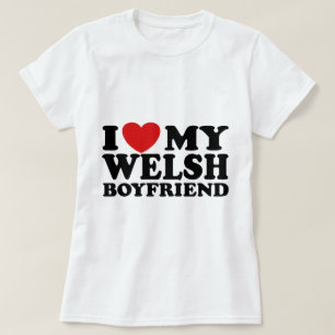 Ich Liebe Mein walisischer Freund T-Shirt