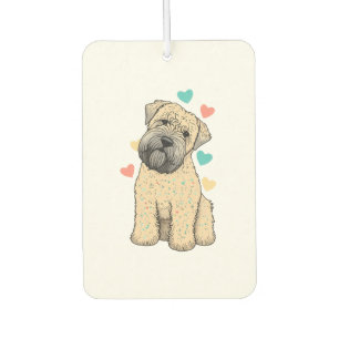 Ich Liebe mein weich beschichtetes Wheaten Terrier Autolufterfrischer