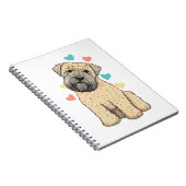 Ich Liebe mein weich beschichtetes Wheaten Terrier Notizblock (Rechte Seite)