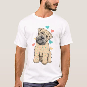 Ich Liebe mein weich beschichtetes Wheaten Terrier T-Shirt