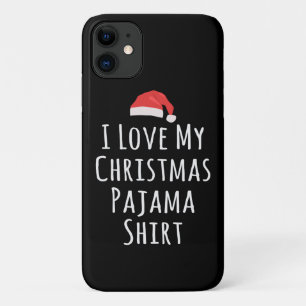 Ich Liebe mein Weihnachts-Pajama-Shirt Case-Mate iPhone Hülle