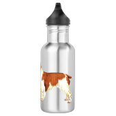 Ich Liebe mein Welsh Springer Spaniel Edelstahlflasche (Rechts)