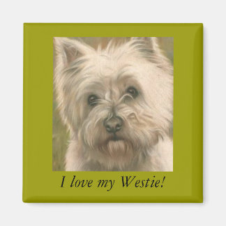 Ich Liebe mein Westie! Magnet