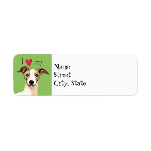 Ich Liebe mein Whippet (Vorne)