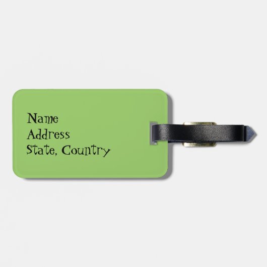 Ich Liebe mein Whippet Gepäckanhänger (Rückseite horizontal)