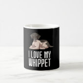 Ich Liebe mein Whippet Kaffeetasse (Mittel)