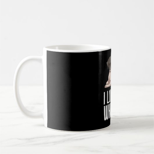 Ich Liebe mein Whippet Kaffeetasse (Links)