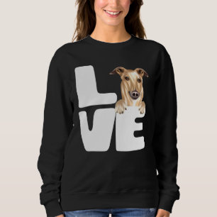 Ich Liebe mein Windhund Hund Sweatshirt