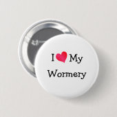 Ich Liebe mein Wormery Button (Vorne & Hinten)