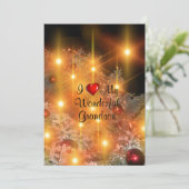 Ich Liebe mein wunderbarer Großvater Feiertagskarte (Stehend Vorderseite)