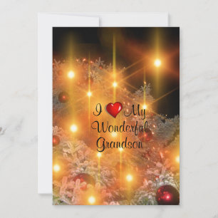 Ich Liebe mein wunderbarer Großvater Feiertagskarte