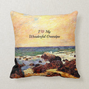 Ich Liebe mein wunderbarer Opa Kissen