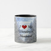 Ich Liebe mein wunderbares Ehemann Tasse (Zentrum)