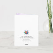 Ich Liebe mein wunderschönes Gehirn, du zählt gekl Dankeskarte (Rückseite)