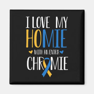 Ich Liebe mein Zuhause mit einem extra Chromie Dow Magnet