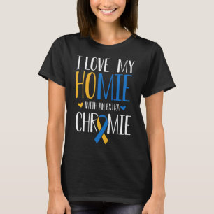 Ich Liebe mein Zuhause mit einem extra Chromie Dow T-Shirt