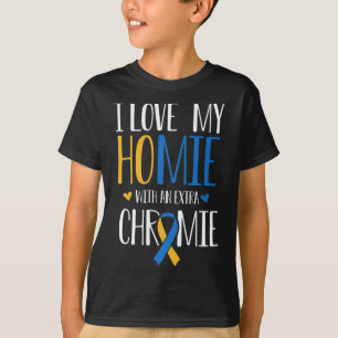 Ich Liebe mein Zuhause mit einem extra Chromie Dow T-Shirt