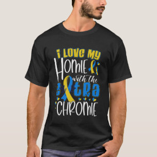 Ich Liebe mein Zuhause mit einer Extra-Chromie-Vat T-Shirt