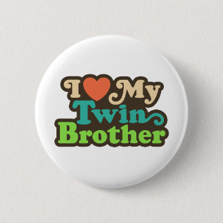 Ich Liebe mein Zwillingsbruder Button