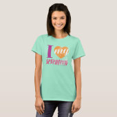 Ich Liebe meine 17 Orange T-Shirt (Vorne ganz)