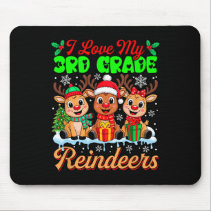 Ich Liebe meine 3. Renditestufe Drei Weihnachtsmän Mousepad