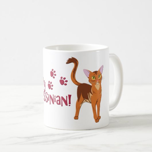 Ich Liebe meine Abessinier! Kaffeetasse (VorderseiteRechts)