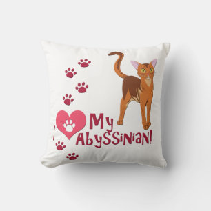 Ich Liebe meine Abessinier! Kissen