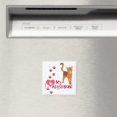 Ich Liebe meine Abessinier! Magnet (In Situ (Geschirrspüler))