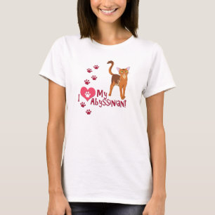 Ich Liebe meine Abessinier! T-Shirt