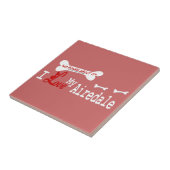 Ich Liebe meine Airedale Terrier Fliese (Seite)