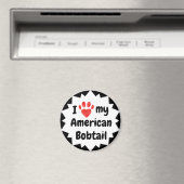 Ich Liebe meine American Bobtail Cat Magnet (In Situ (Geschirrspüler))