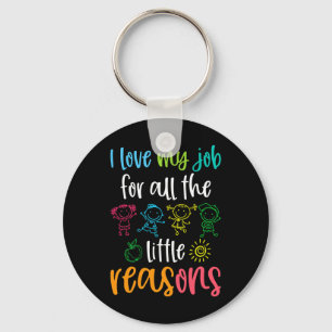 Ich Liebe meine Arbeit aus allen kleinen Gründen 1 Schlüsselanhänger
