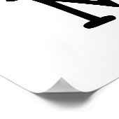 Ich Liebe meine Arbeit Motivierend Poster (Ecke)