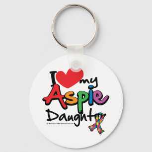 Ich Liebe meine Aspie-Tochter Schlüsselanhänger