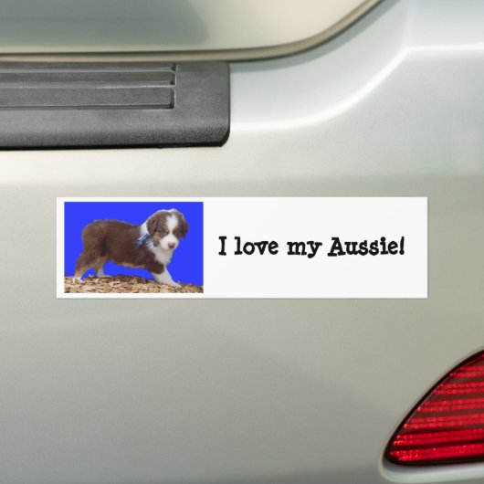 Ich Liebe meine Aussie! Autoaufkleber (Auf Auto)