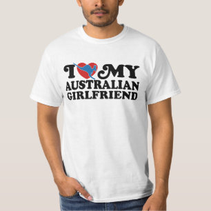 Ich Liebe meine australische Freundin T-Shirt